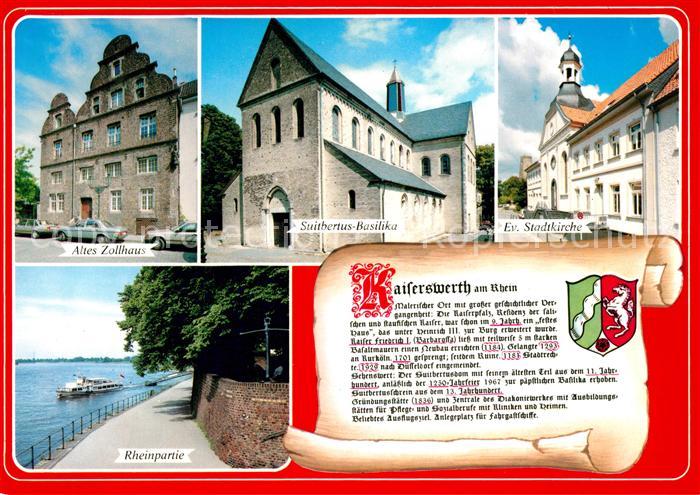 Kaiserswerth Altes Zollhaus Suitbertus Basilika Ev Stadtkirche Rheinpartie