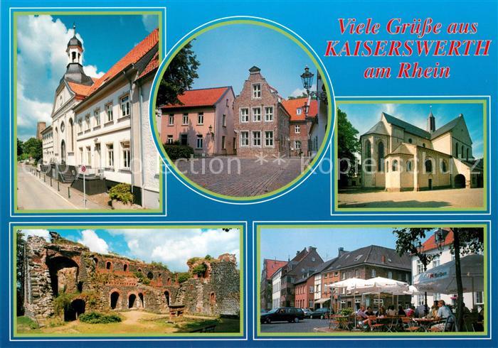 Kaiserswerth Schloss Kirche Ruine Strassencafe