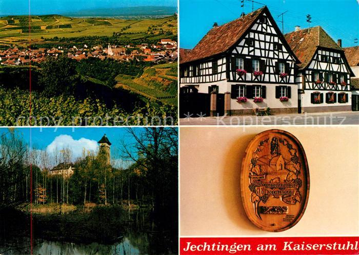 Jechtingen Panorama Fachwerkhaeuser Wandteller