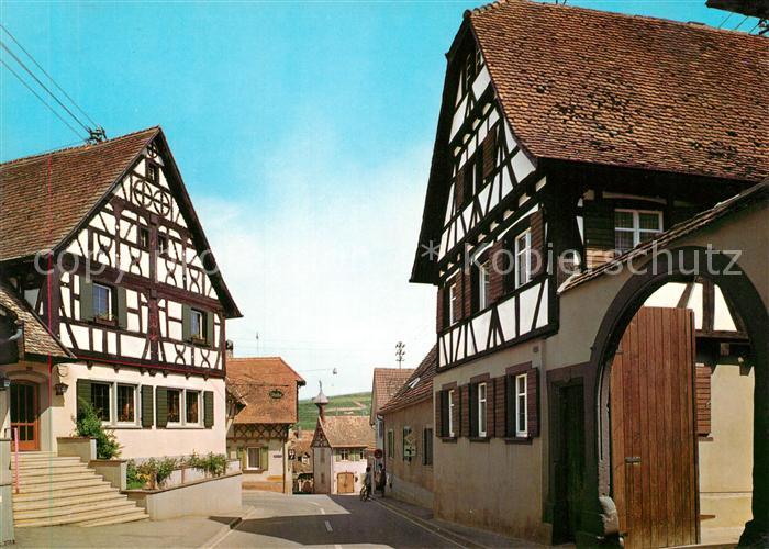 Kiechlingsbergen aeltestes Fachwerkhaus am Kaiserstuhl