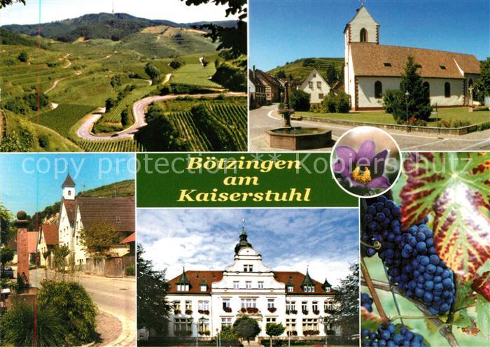Boetzingen Panorama Kirche Dorfstrasse Schloss
