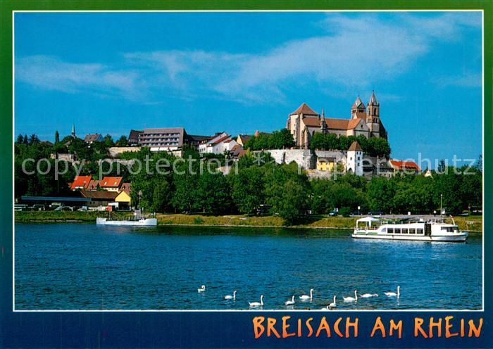 Breisach Rhein Stephansmuenster Rheinpartie