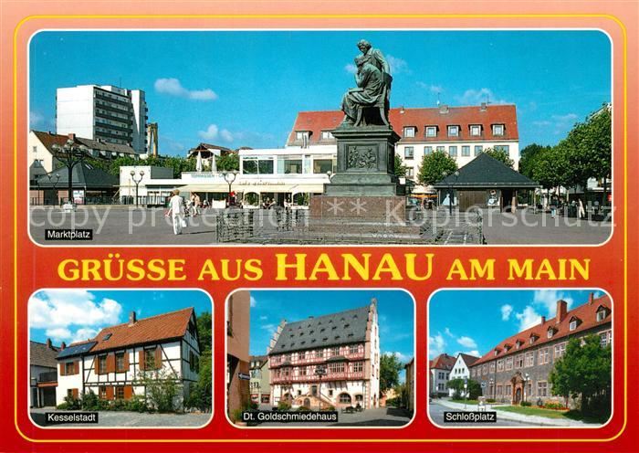 Hanau Main Marktplatz Kesselstadt Goldschmiedehaus Schlossplatz