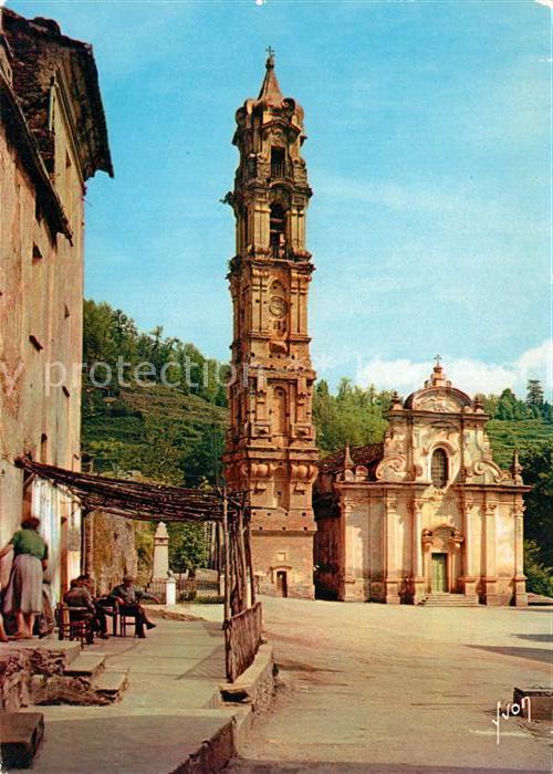 La Porta Eglise et son clocher en pierre doree