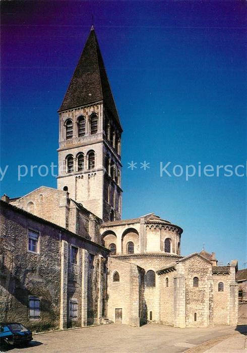 Tournus Eglise Saint Philibert Clocher du transept et abside