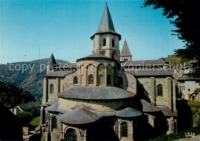 Conques en Rouergue Pyrenees Region Eglise Sainte Fox