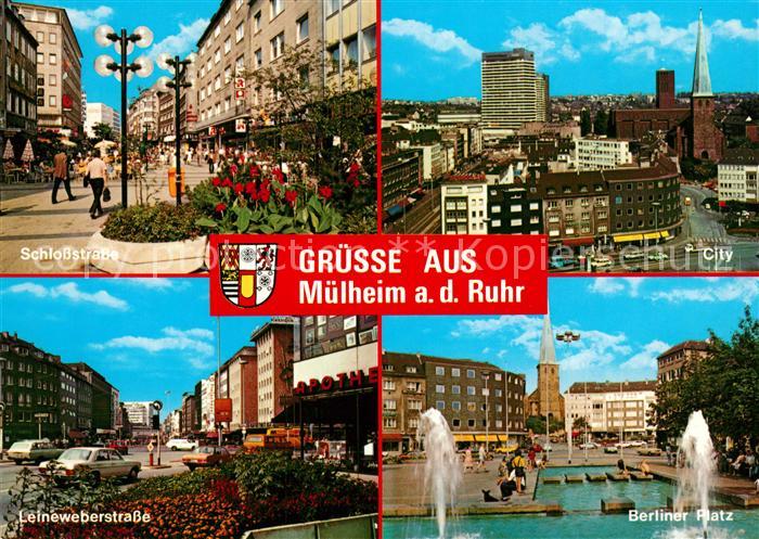 Muelheim Ruhr Schlossstrasse City Leineweberstrasse Berliner Platz