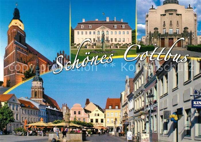 Cottbus Kirche Schloss Marktplatz