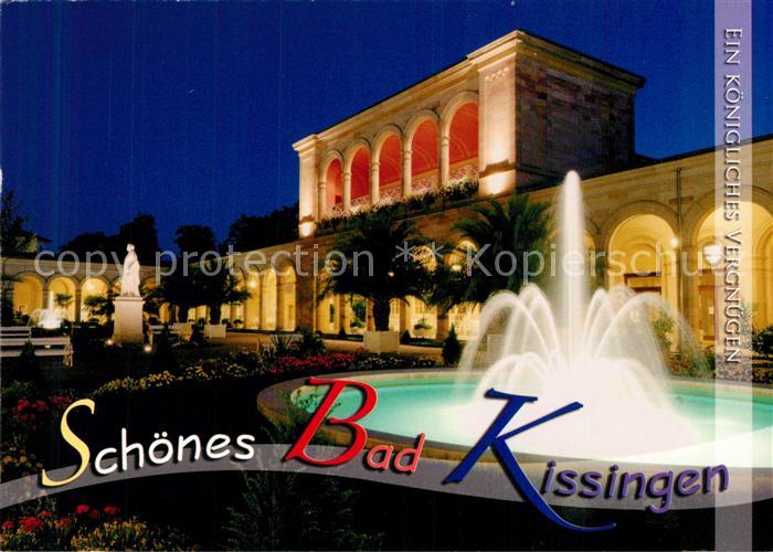 Bad Kissingen Arkadenbau bei Abendstimmung