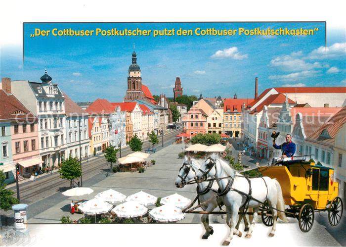 Cottbus Strassenpartie Cottbuser Postkutscher