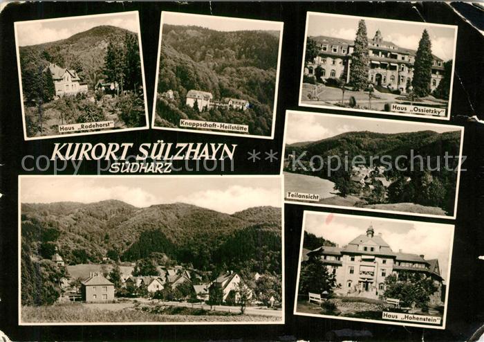Suelzhayn Haus Rodehorst Knappschaft Heilstaette Haus Ossietzky Teilansicht Haus
