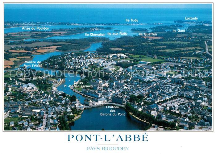 Pont-l Abbe Vue generale aerienne