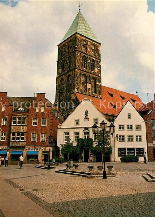 Rheine Marktplatz Stadtkirche