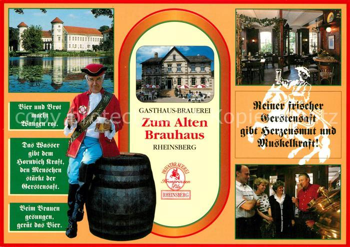 Rheinsberg Schloss Gasthaus Brauerei Zum alten Brauhaus Restaurant