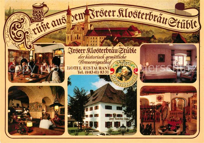 Irsee Irseer Klosterbraeu Stueble Gastraeume Zimmer