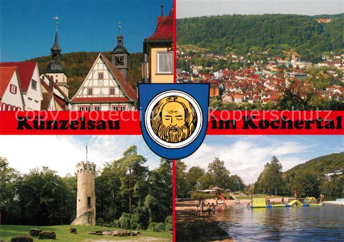 Kuenzelsau Panorama Aussichtsturm Schwimmbad