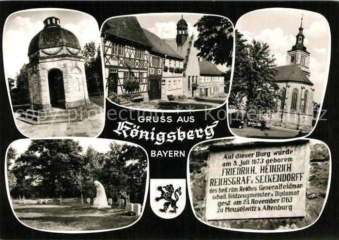 Koenigsberg Bayern Burg Kirche Parck