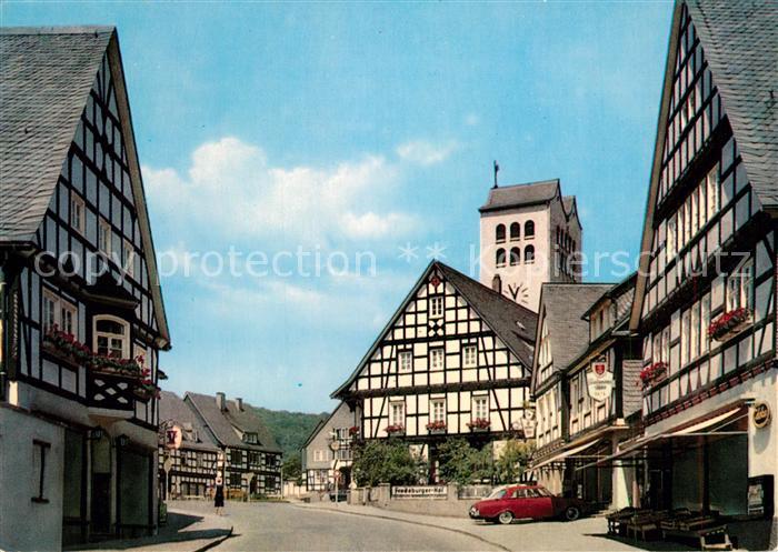 Fredeburg Schmallenberg Guntermanns Stuben Strassenpartie