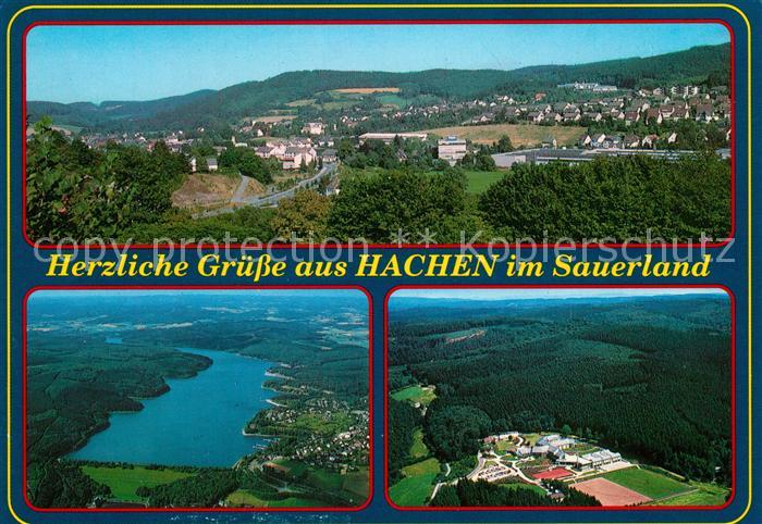 Hachen Sauerland Panorama Fliegeraufnahmen