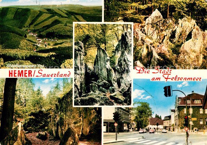 Hemer Stephanopeter Tal Felsenmeer Strassenpartie