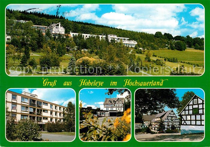 Hoheleye Kurkliniken Fachwerkhaeuser