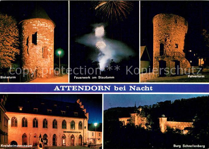Attendorn Bieketurm Feuerwerk Pulverturm Kreisheimatmuseum Burg Schnellenberg