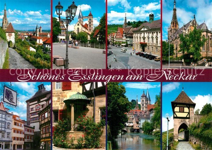Esslingen Neckar Stadtkern Teilansichten