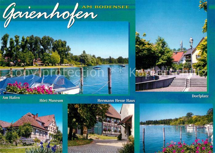 Gaienhofen Hafen Hoeri Museum Hermann Hesse Haus Dorfplatz