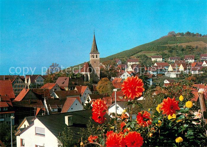 Grunbach Remshalden Teilansicht mit Ev Kirche