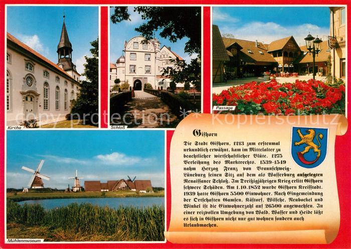 Gifhorn Kirche Schloss Passage Muehlenmuseum