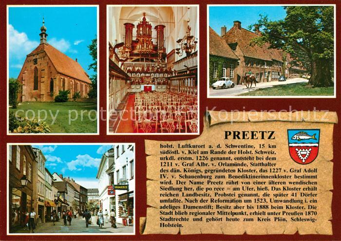 Preetz Holstein Klosterkirche Innenansicht Partie am Kloster Langebrueckstrasse