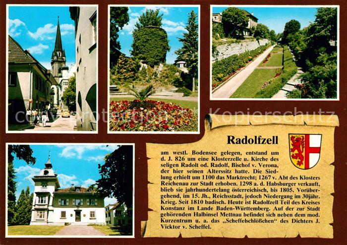 Radolfzell Bodensee Liebfrauenmuenster Hexenturm Stadtgarten Scheffel Schloessle