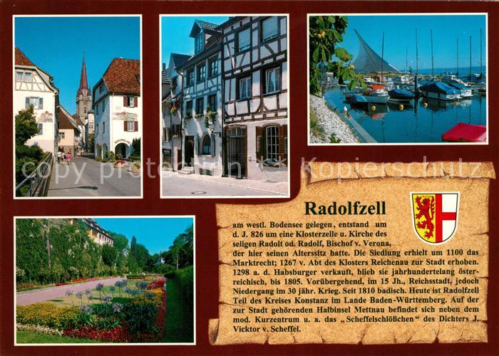 Radolfzell Bodensee Muenster Unsere Liebe Frau Fachwerkhaus Bootshafen Hofgarten
