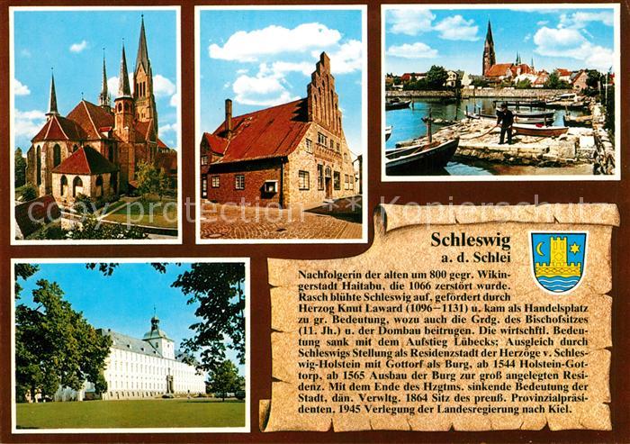 Schleswig Schlei Kirche Altes Rathaus Hafen Schloss