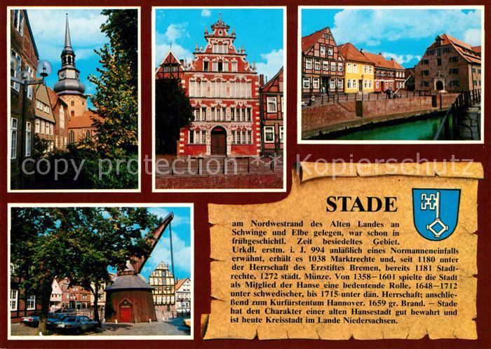 Stade Niederelbe St Cosmae et Damiani Buergermeister Hintze Haus Schwedenspeiche