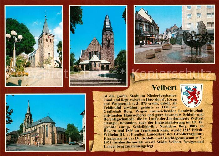 Velbert Alte Kirche Christuskirche FZ Friedrichstrasse St Marien