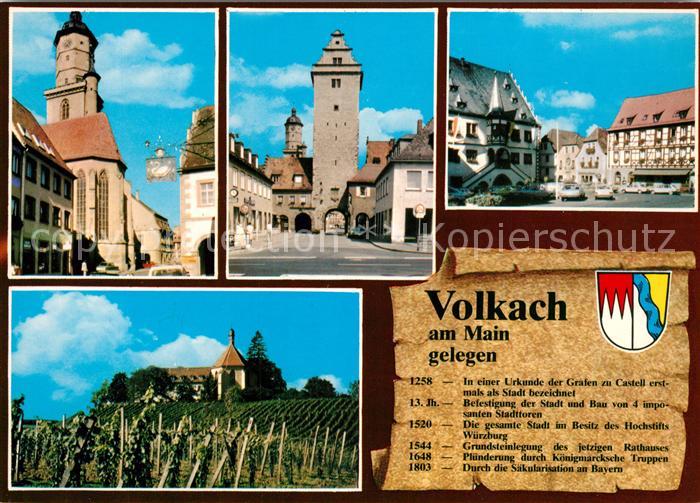 Volkach Kirche Stadttor Marktplatz Weinberg
