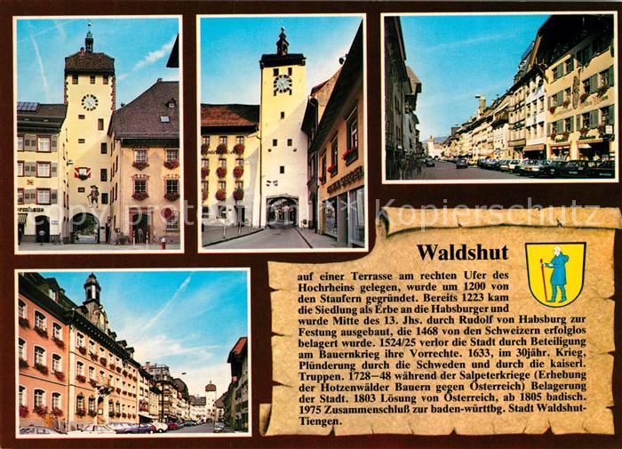 Waldshut-Tiengen Oberes Tor Unteres Tor Kaiserstrasse Rathaus