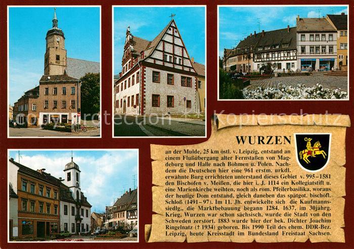 Wurzen Sachsen Wenceslaikirche Museum Marktplatz Rathaus