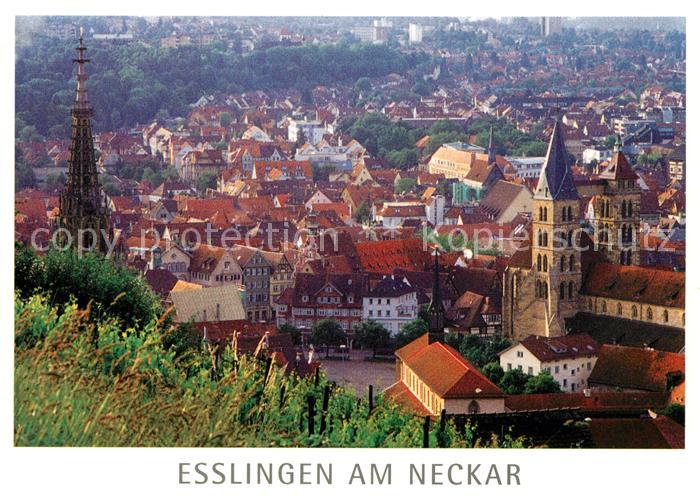 Esslingen Neckar Marktplatz Frauenkirche St Paul und Stadtkirche
