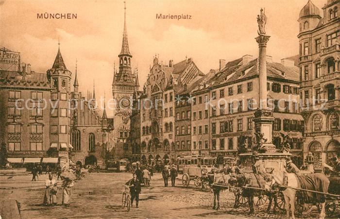 Muenchen Marienplatz