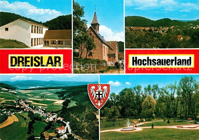 Dreislar Kirche Fliegeraufnahme