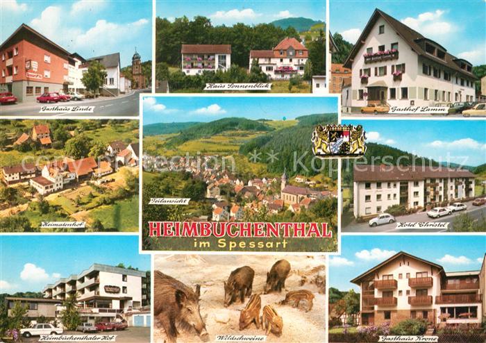 Heimbuchenthal Gasthof Lamm Krone Christel