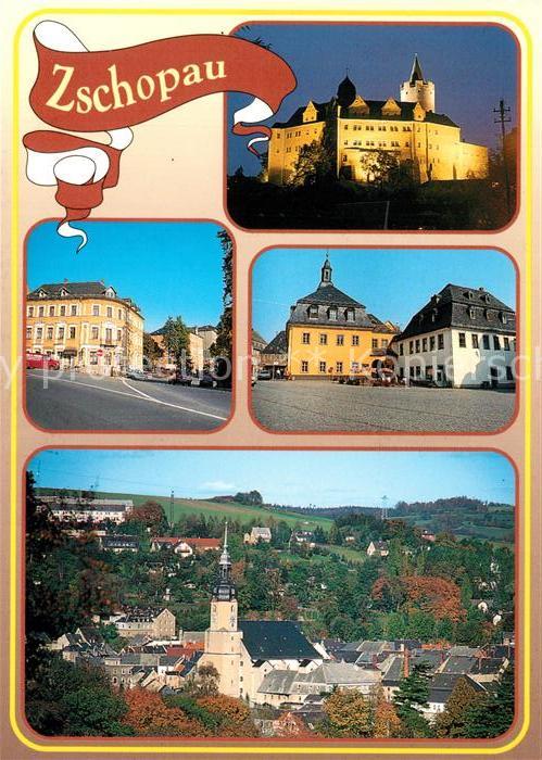 Zschopau Schloss Wildeck Lange Strasse altes Rathaus