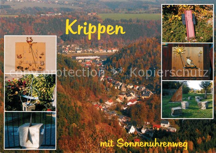 Krippen Bad Schandau Sonnenuhrenweg Kohlbornstein