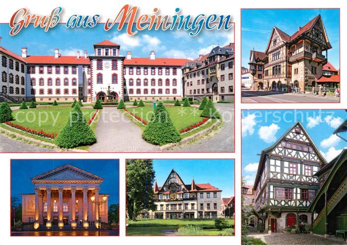 Meiningen Thueringen Buechnersches Hinterhaus Meininger Theater