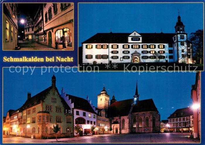 Schmalkalden Thueringen Mohrengasse Schloss Wilhelmsburg Rathaus