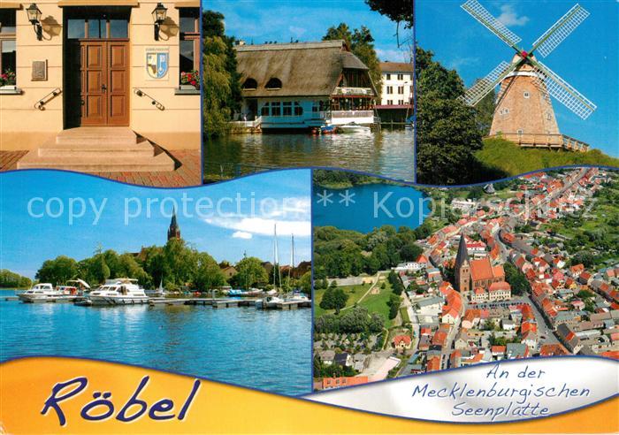 Roebel Mueritz Windmuehle Fliegeraufnahme