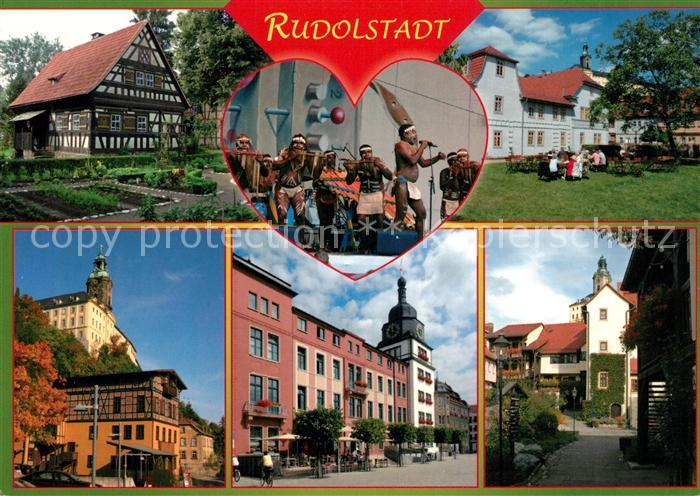 Rudolstadt Bauernhaeuser Schillermuseum Rathaus
