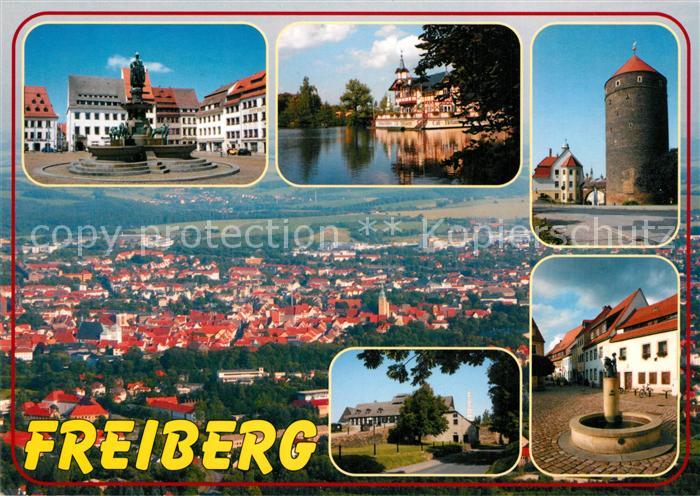 Freiberg Sachsen Schwanenschloesschen Donatsturm Schacht Alte Elisabeth